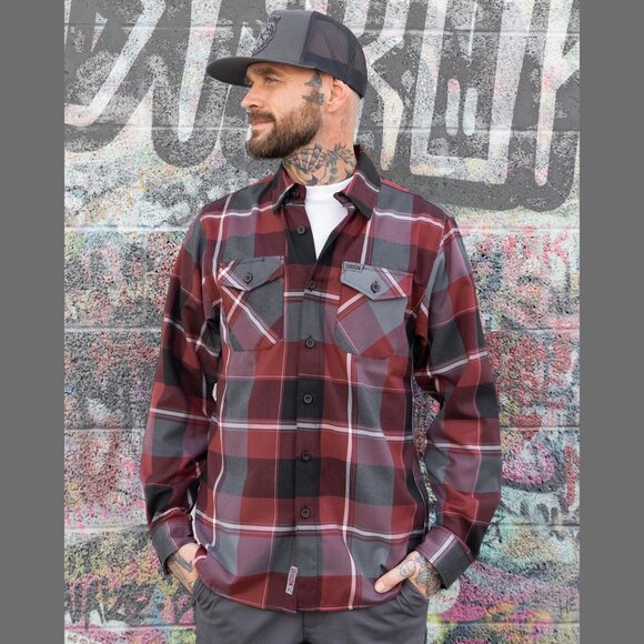 DIXXON FLANNEL - BRICK CITY Flannel Shirt - Men's Large - Picture 2 of 11